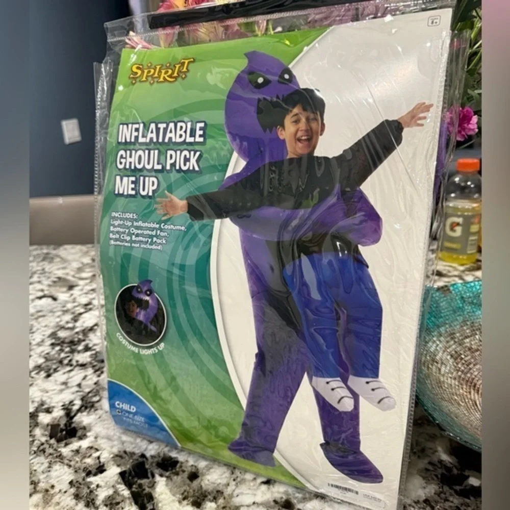 Inflatable Ghoul Pick Me Up Boys Halloween Costume